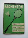 Knjižica Badminton - Mihovilović, 1960