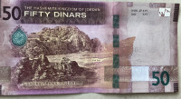 50 JOD - Jordanskih dinarjev