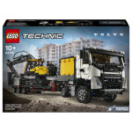LEGO Technic Tovornjak Volvo FMX z električnim goseničnim bagrom EC230