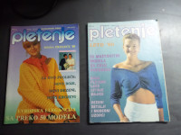 PLETENJE  REVIJA IN KROJIN V HRVASKEM JEZIKUN 1988, 90 CENA 5 EUR KOM