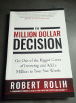 THE MILLION DOLLAR DECISION ROLIH V ANGLEŠKEM JEZIKU CENA 9,5 EUR