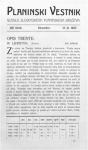 Planinski vestnik 1907
