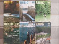 RIBIŠKE REVIJE,RIBIŠKA REVIJA ,RIBIČ,33 LEPO OHRANJENIH REVIJ
