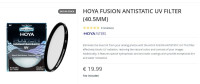Hoya SMC filter 40,5mm