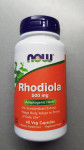 NOW Rhodiola 500 mg, 60 kapsul - prehransko dopolnilo