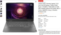 gaming laptop lenovo loq