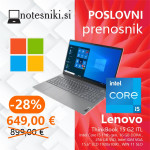 Lenovo ThinkBook 15 G2 ITL – Poslovni premium prenosnik