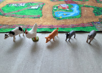 Igralna podloga kmetija s figuricami  3+