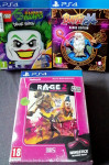 3x PS4 DELUXE izdaje: RAGE 2, DC SUPER VILLAINS, BATTLE AXE (Badge Ed)