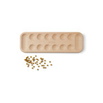 Lesena družabna igra Liewood Taryn Kalaha - Natural Golden Caramel Mix