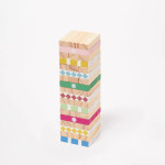 Lesena potovalna družabna igra Sunnylife Travel Jumbling Tower - Major