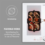 Klarstein Delicatessa 60 indukcijska kuhalna plošča, Bela