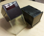 Voltmeter, amper meter, displej