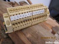 vezne vrstne sponke na letvi