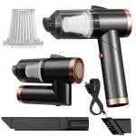 Akum. zložljiv HEPA avtomobilski sesalnik brez vrečke 2000mAh USB