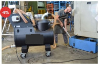 Industrijski sesalec za emulzijo in špene s črpalko 280 litrov