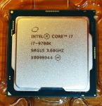 Intel  Core i7 9700K  Octa Core procesor, 4.90GHz Boost, Coffee Lake