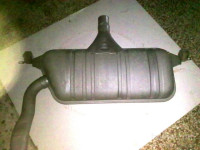 Audi -Passat, Superb-izpušni lonec/srednji-original