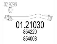 Izpuh 854008 - Opel Kadett E 84-91, prednja izpušna cev