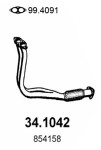 Izpuh 854158 - Opel Astra F 91-98, prednja izpušna cev