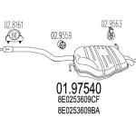 Izpuh Audi A4 00-04 1.9 TDI , zadnji lonec