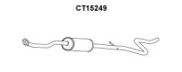 Izpuh Citroen C3 02-12, srednji lonec