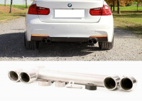 Izpušna cev duplex z nosilcem BMW 3 F30 / F31 11- M3-Izgled 4x90mm