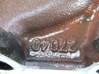 IZPUSNI KOLEKTOR OEM N. 1714127040 ORIGINAL REZERVNI DEL TOYOTA COROLL