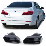 Nastavek za izpuh BMW F10 F11 550i M-izgled črne barve