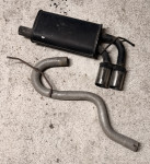 VW Golf 5- športni izpušni lonec 2x 76mm MS-Design