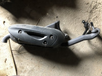 Izpuh original z odduski Piaggio Nrg, Typhoon