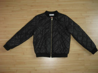 Dekliška prehodna jakna H&M (HM) št. 140 (9-10 let), kot nova, črna