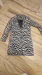 daljši blazer plašček zebra št. S +superge št. 40