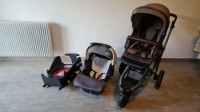 Jane Trider - 3 delni komplet z ISOFIX nosilcem za avto