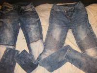 Dekliške dolge jeans hlače-kavbojke, vel. 140-146,152-158, 164