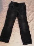 Hlače jeans črne, elastične št.104