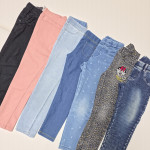jeans hlače / pajkice 110 – H&M (nove), Okaidi, C&A, Venere