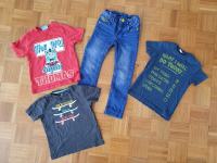 Jeans + majice komplet