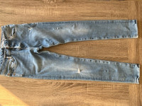 Kavbojke fantovske, Tech stretch slim, velikost 30, H&M