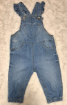 Lahke Jeans hlače z naramnicami št 68