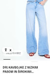 Najstniške jeans, nizek pas, št.34 Stradivarius
