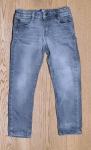 OKAIDI jeans hlače 104, sive