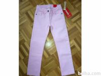 NOVE otroške roza jeans hlače 98 5 l. (s ptt)