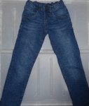 Nove podložene tople jeans hlače št. 140, 9-10 let