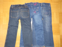UGODNO: komplet 3× jeans dekliške / fantovske hlače št. 104