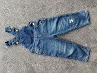 Zara otroške jeans hlače na naramnice, št. 104 (3-4 leta)