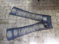 Jeans hlače dolge z razporki