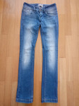 jeans kavbojke skinny, slim fit, low waist Bershka št. S/36