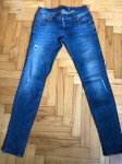 Modre kavbojke / jeans hlače Sexy Woman, shaping skinny ripped, vel. S