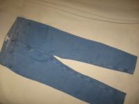 raztegljive jeans hlače H&M vel.42, modre